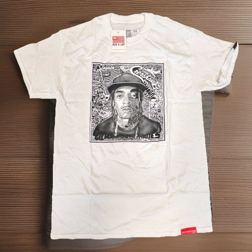 NIPSEY HUSTLE - THE MARATHON - TEE SHIRT - Medium NWT